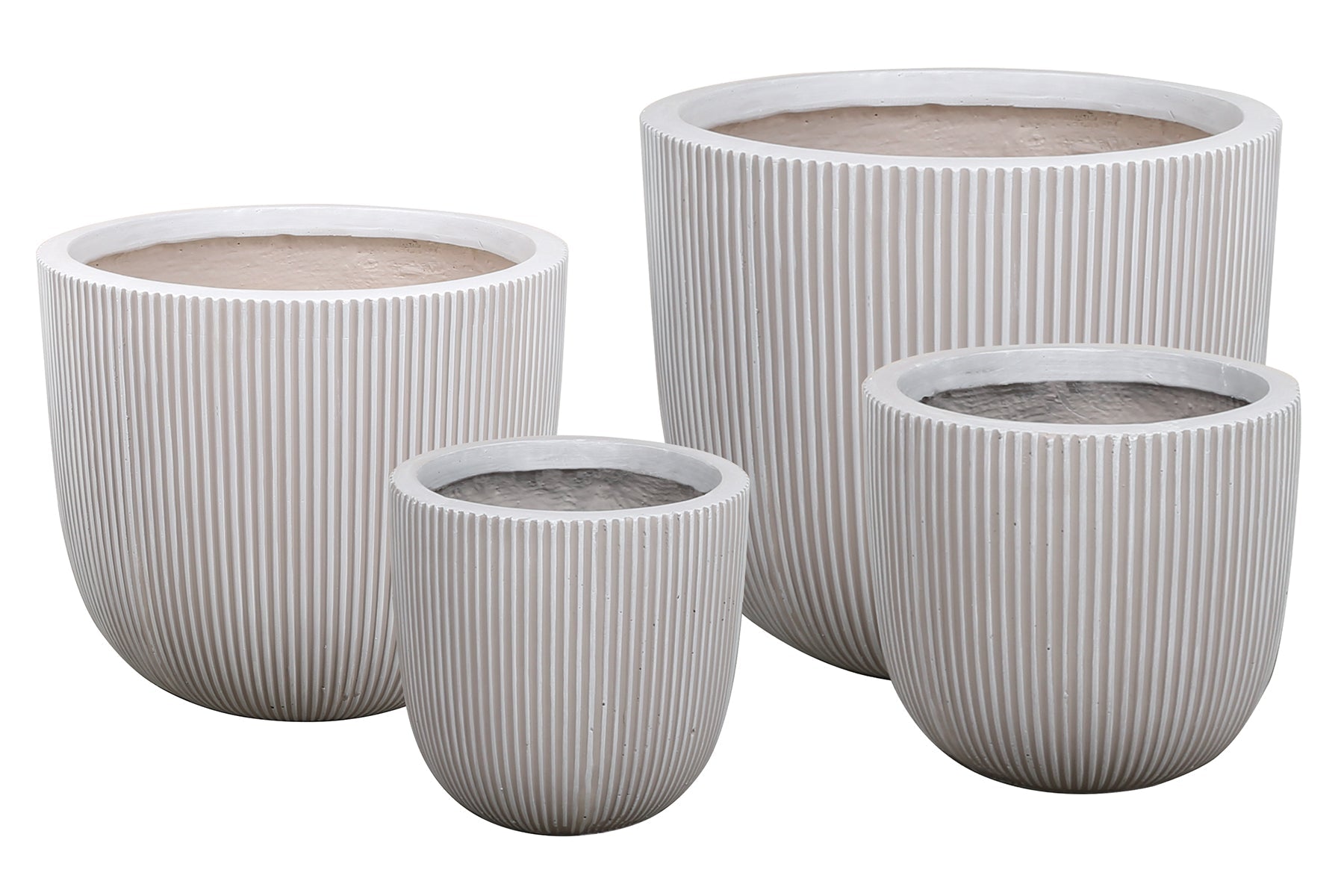 plante plastic Fiberclay round planter – Jardineries Botanix