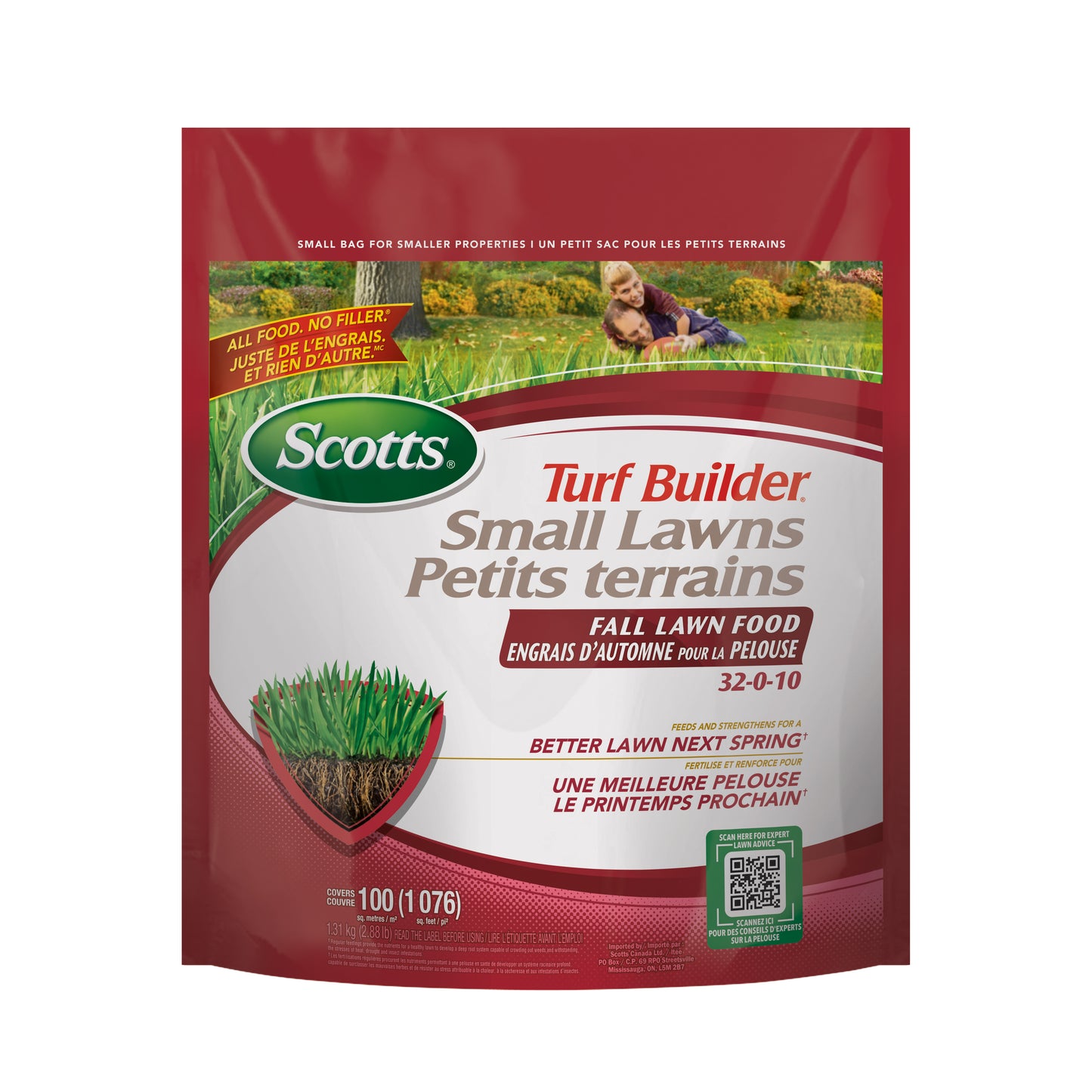 Engrais d'automne pour pelouse Scotts® Turf Builder® 32-0-10