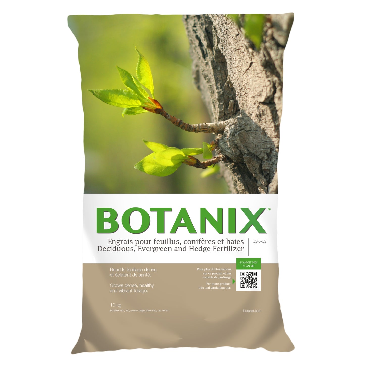 Engrais pour Arbres, Arbustes, Conifères et Haies 15-5-15 Botanix