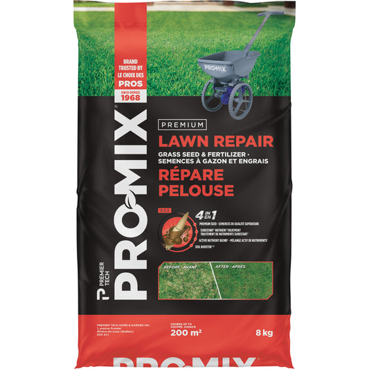 Semences à gazon et engrais répare pelouse 9-2-2 Pro-Mix