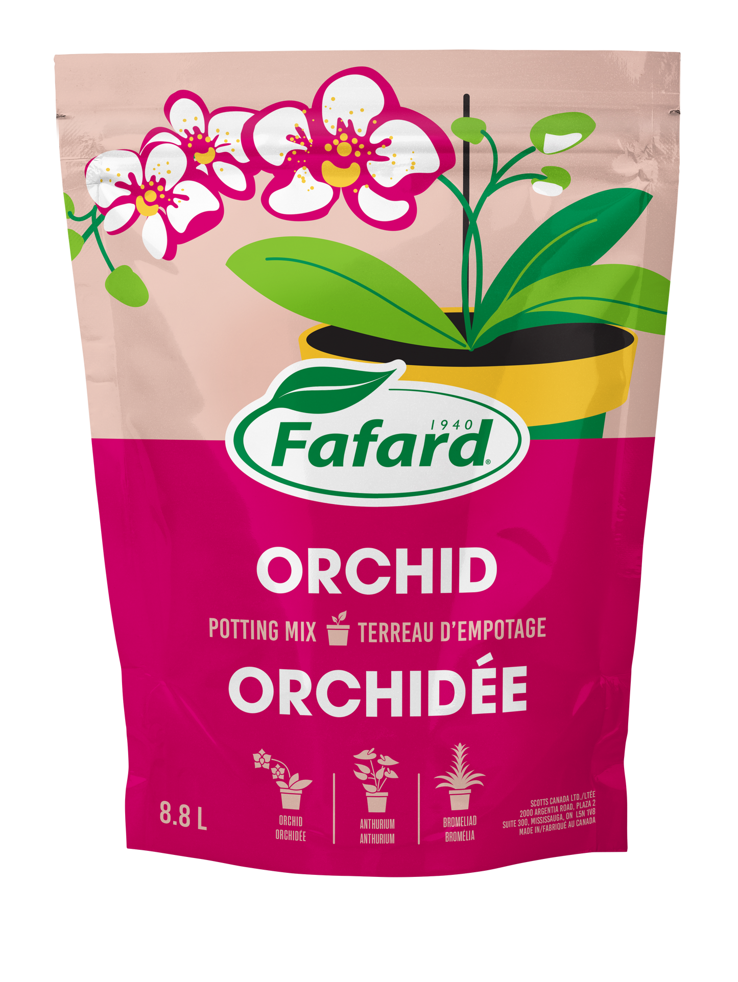 Terreau d'empotage pour Orchidées