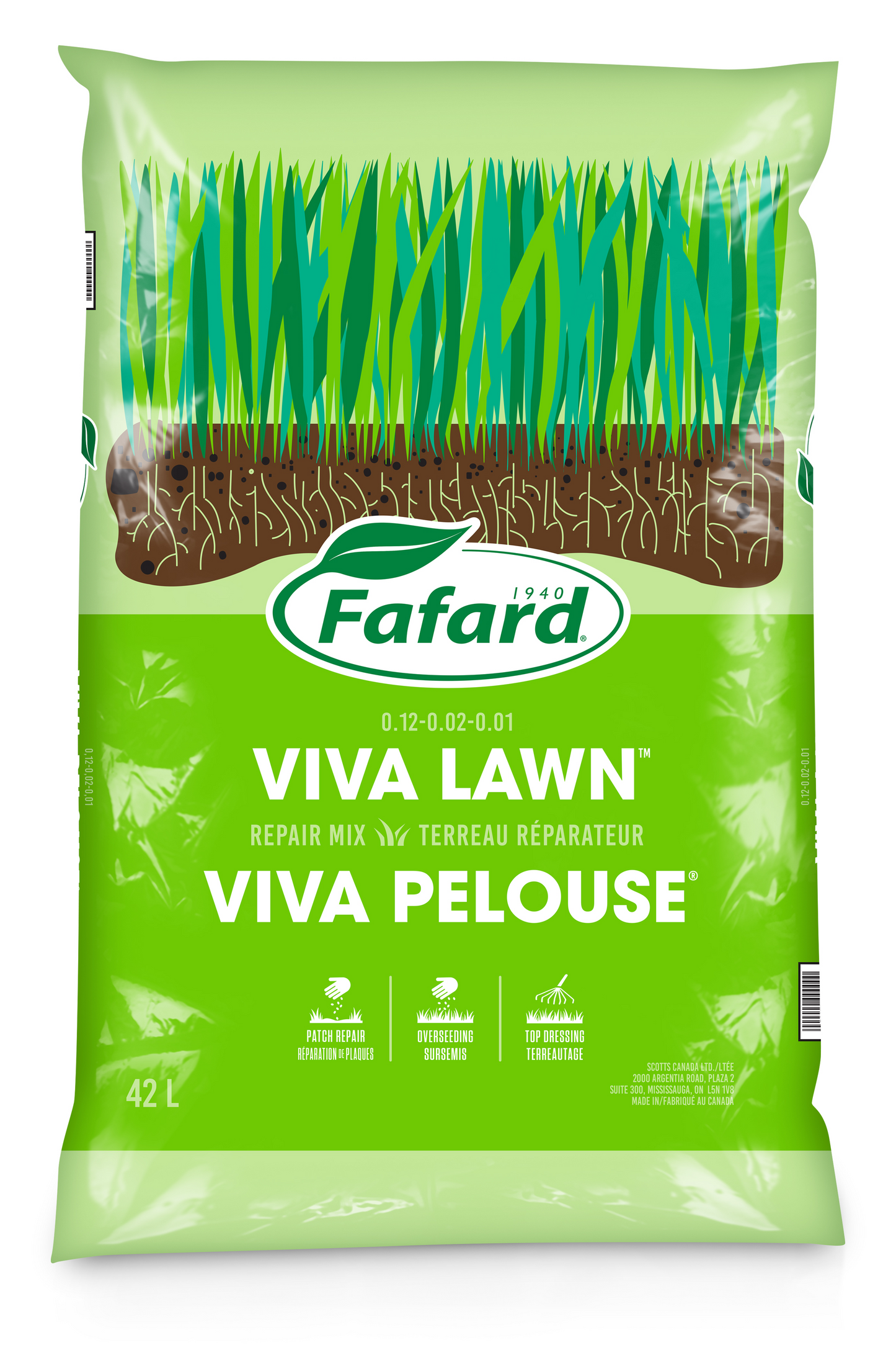 Terreau réparateur Viva Pelouse®
