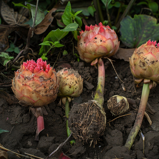 Rentrer les bulbes annuels à l'automne