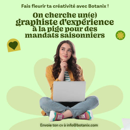 Graphiste d'expérience recherché(e) ! 🌿