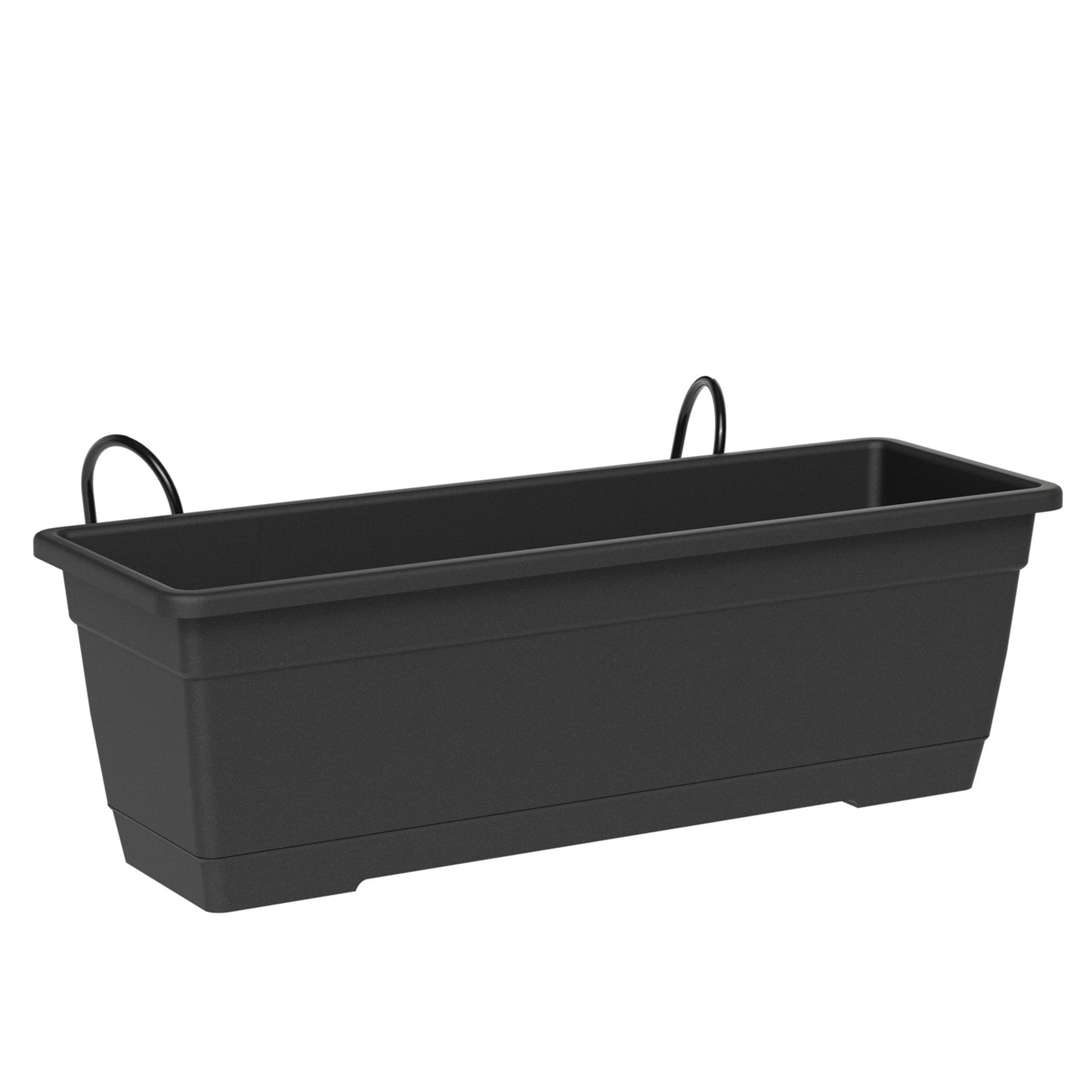 Birka Teraplast balcony planter with metal support