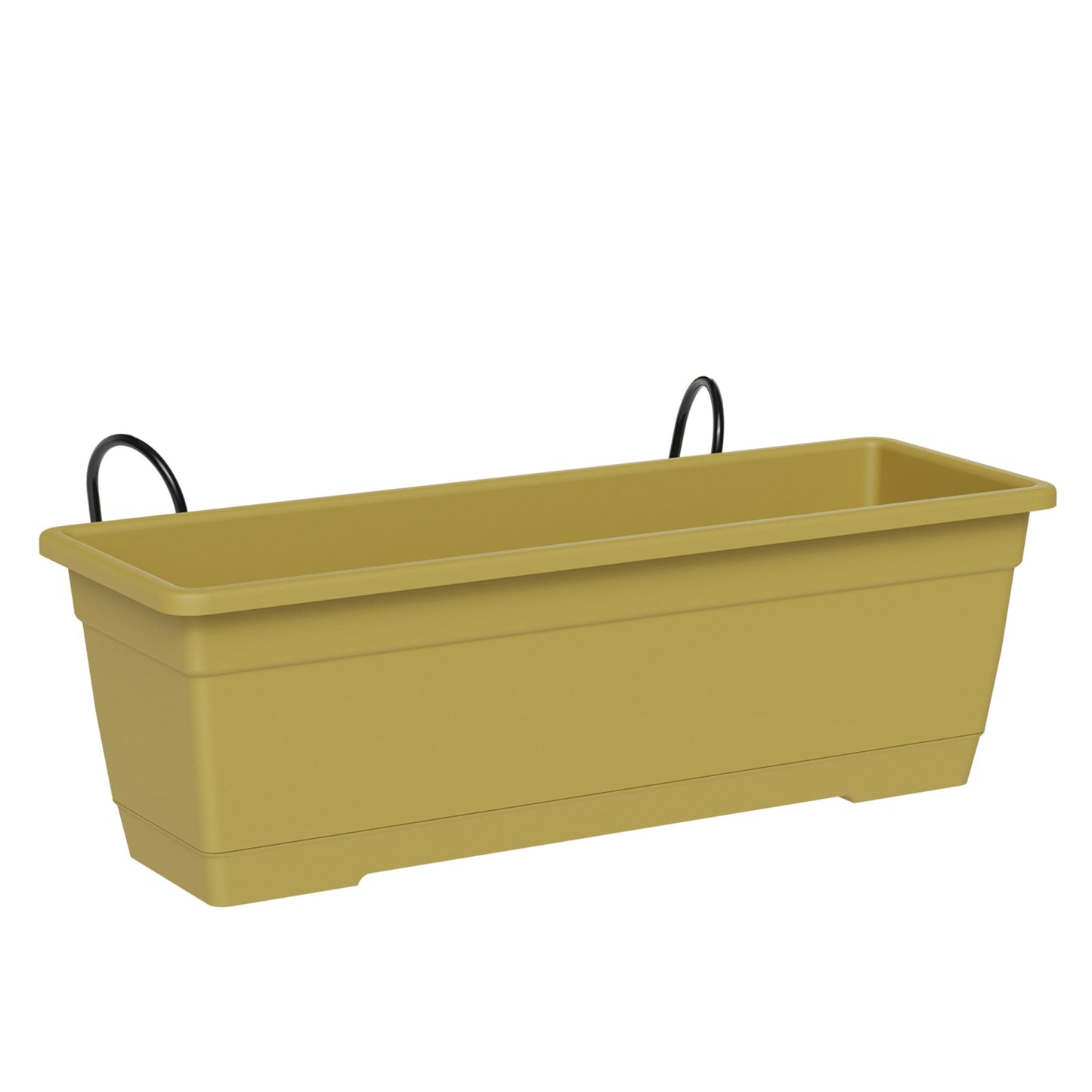 Birka Teraplast balcony planter with metal support