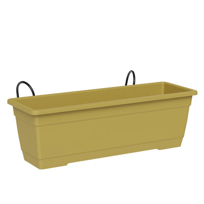 Birka Teraplast balcony planter with metal support