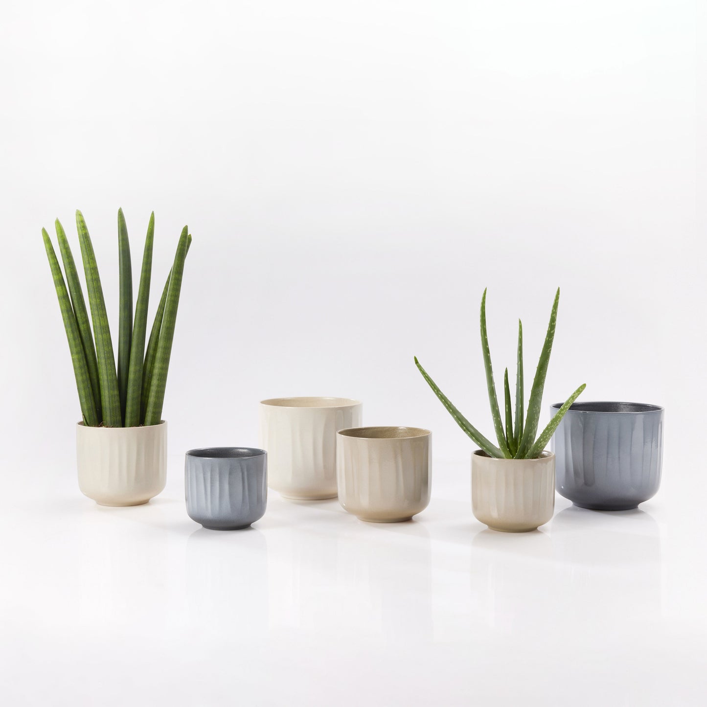 Indoor plant pot cover - Bagua Glazed Series