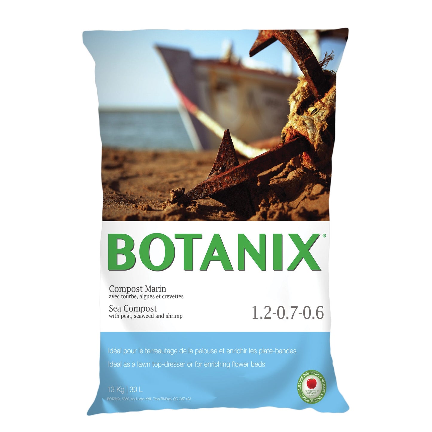 Botanix Marine compost with peat, algae and shrimp