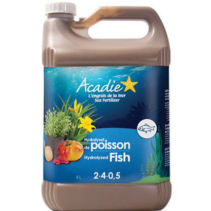 100% natural Acadie fish hydrolyzate fertilizer