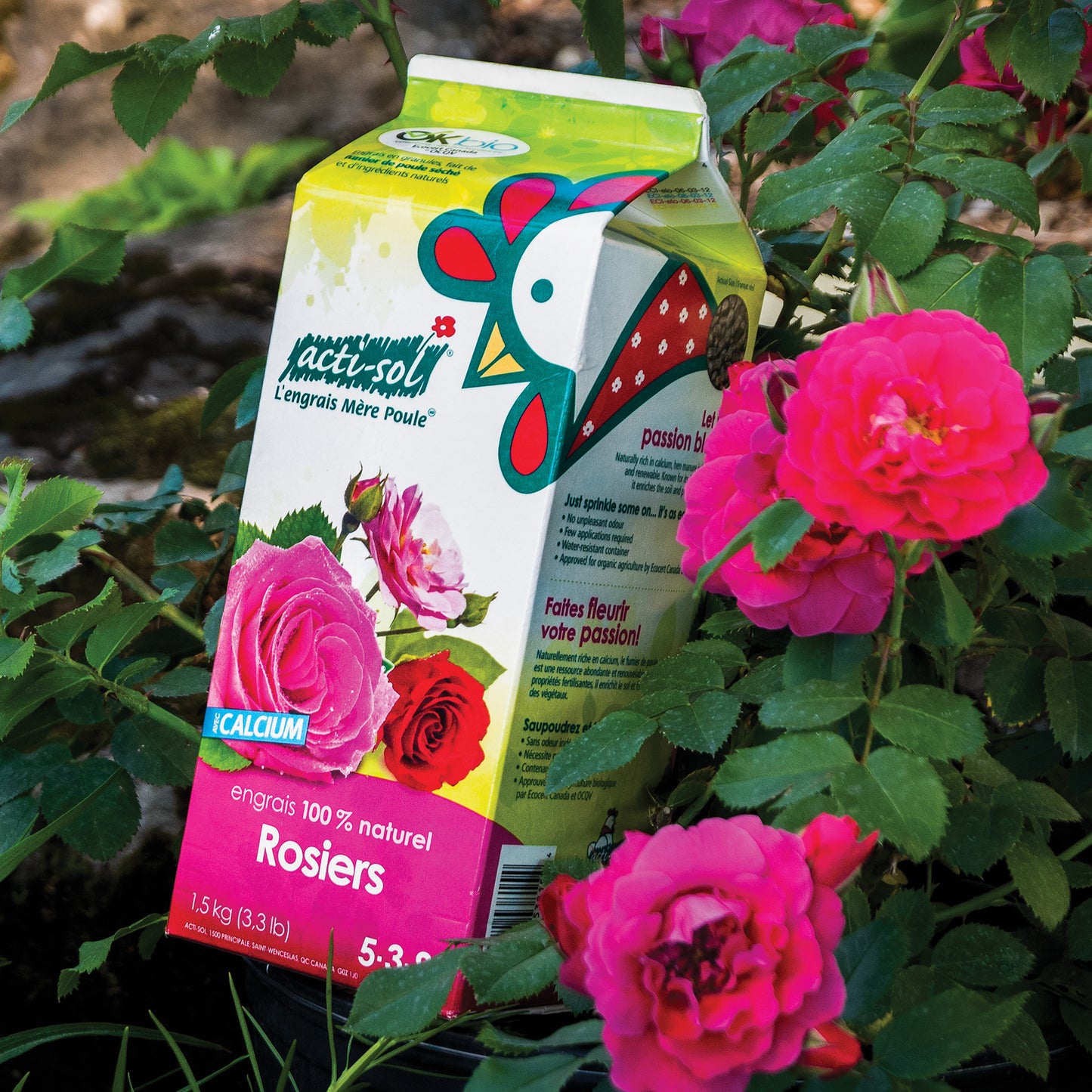 100% Natural Rose and flower fertilizer 5-3-8