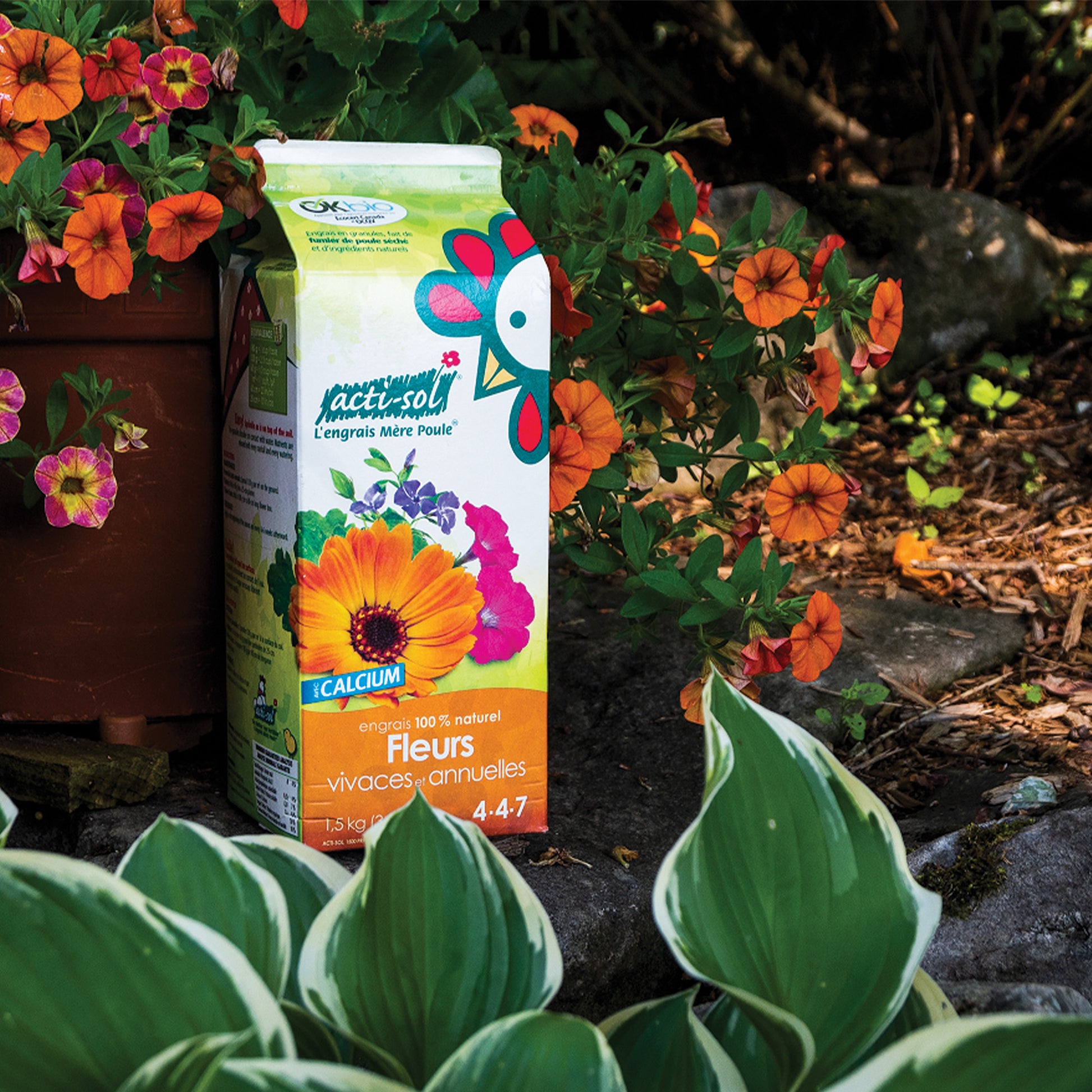 perennial plant fertilizer 100% Natural Perennial and annual flower fertilizer 4-4-7 – Jardineries Botanix