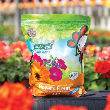 100% Natural Perennial and annual flower fertilizer 4-4-7
