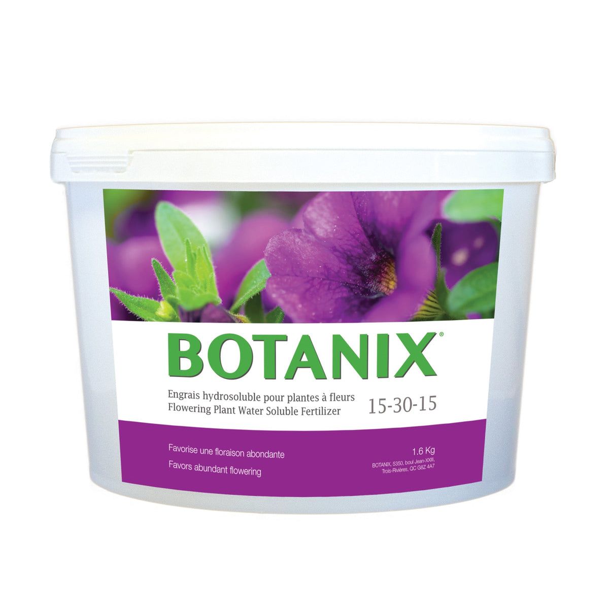 Engrais fleurs 15-30-15 Botanix | Floraison explosive et couleurs ...