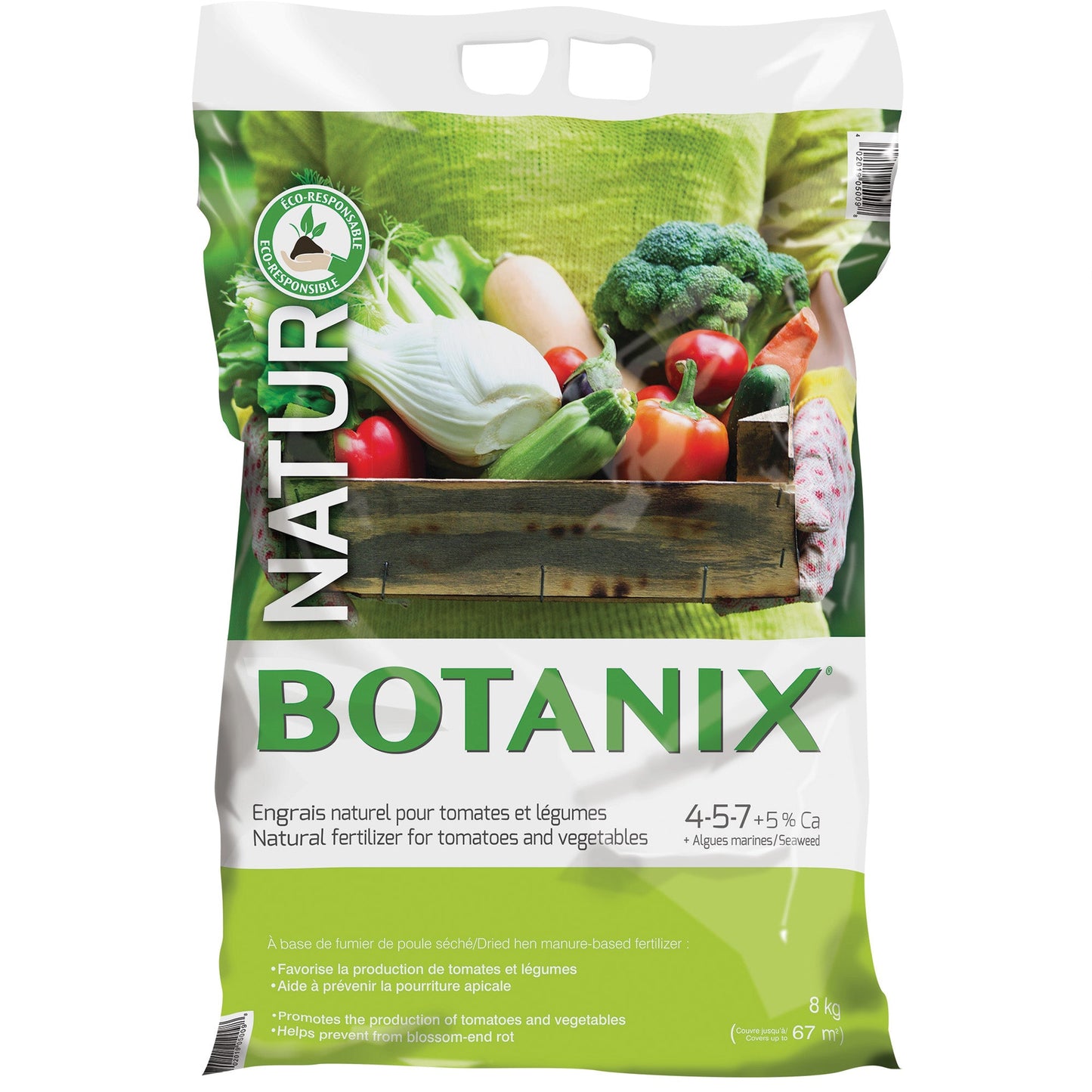 Natural fertilizer for tomatoes and vegetables 4-5-7+5% calcium - Botanix NATUR