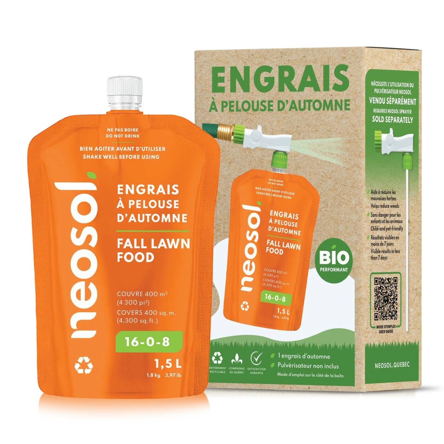 Liquid Fall Lawn Fertilizer 16-0-8