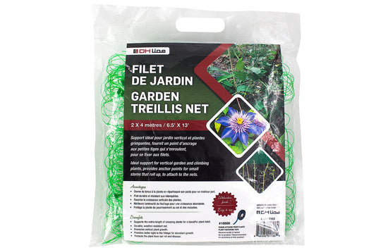 Garden trellis netting for climbing plants