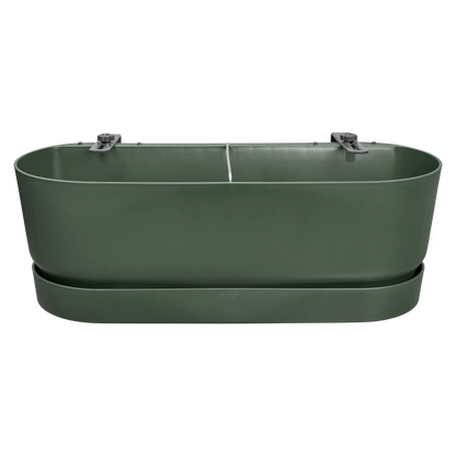 Greenville Easy Balcony Box – Railing Planter with Water Reservoir