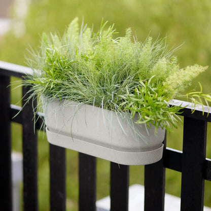 Greenville Easy Balcony Box – Railing Planter with Water Reservoir