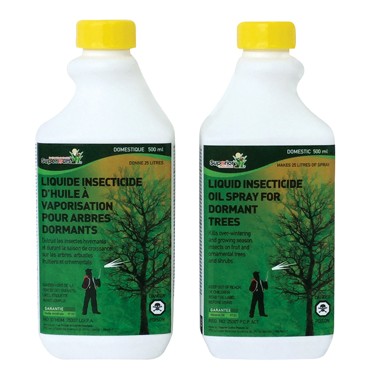 Liquid insecticide oil spray for dormant trees