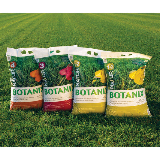 Programme d'engrais à pelouse 4 étapes-100% Naturel - Botanix