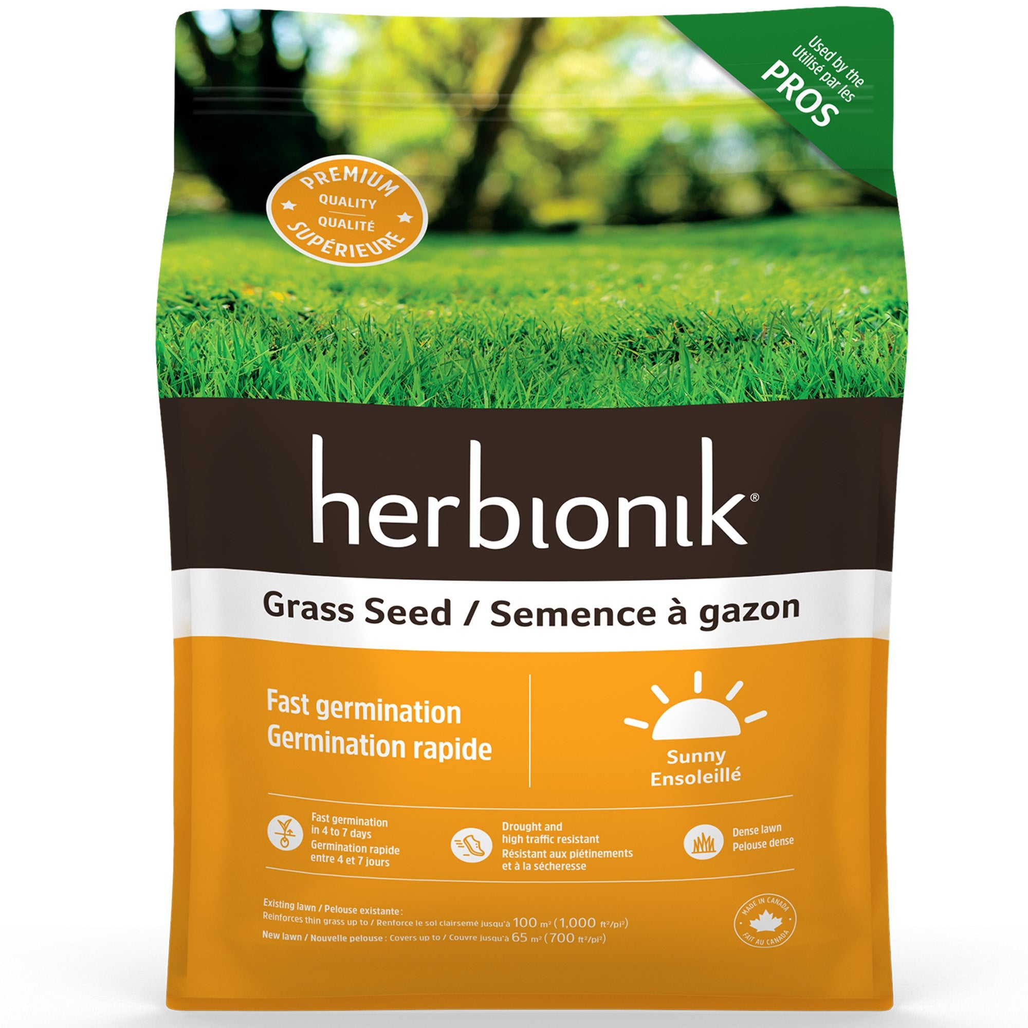 Semence à Gazon Germination Rapide Herbionik – Jardineries Botanix