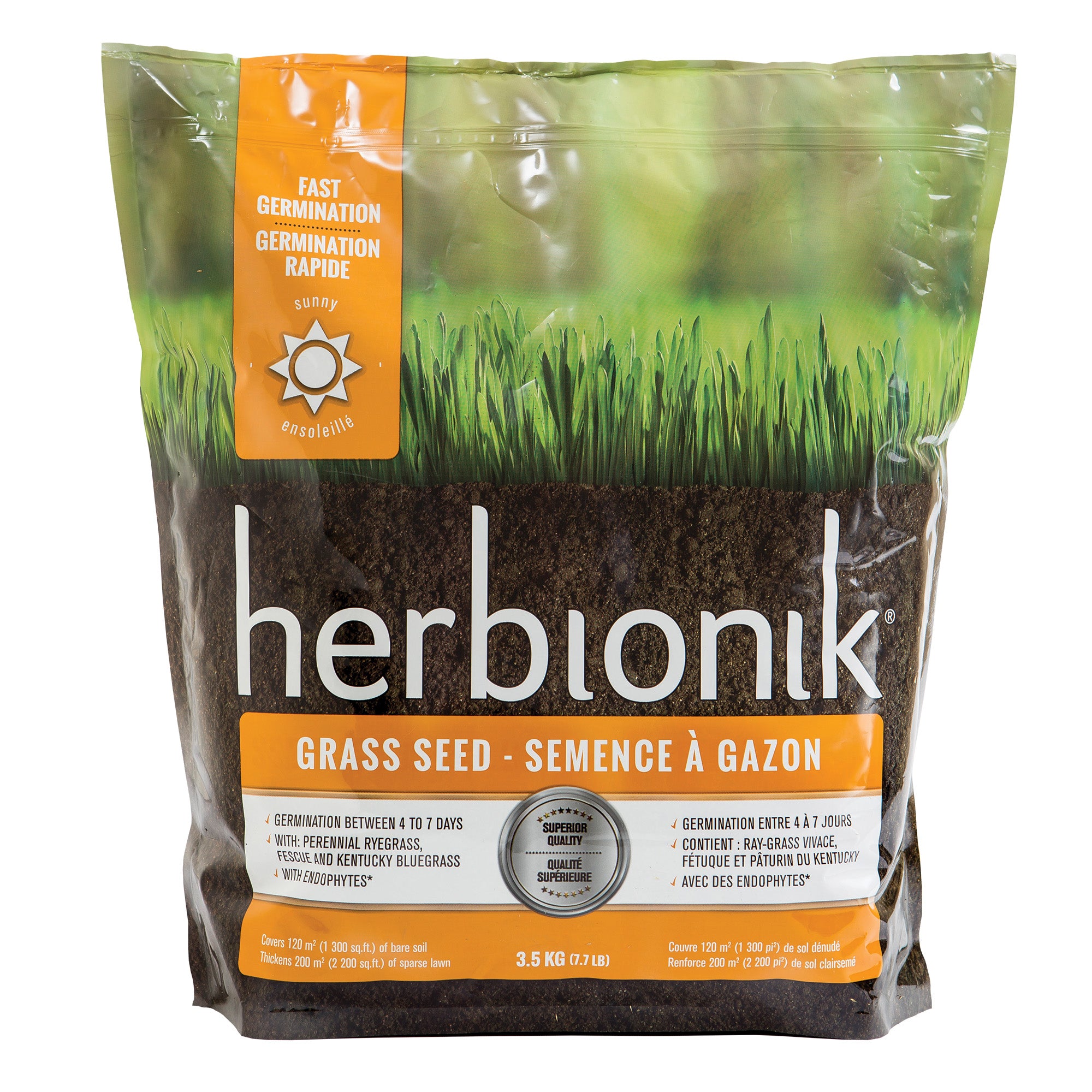 Herbionik Fast Germination Grass Seed – Jardineries Botanix