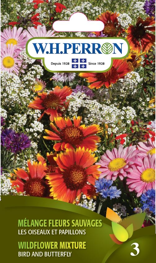 Housse de couette Fleurs sauvages pour lit enfant ,fait au Quebec