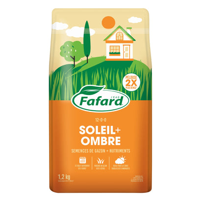 Sun & Shade Grass Seed + Nutrients