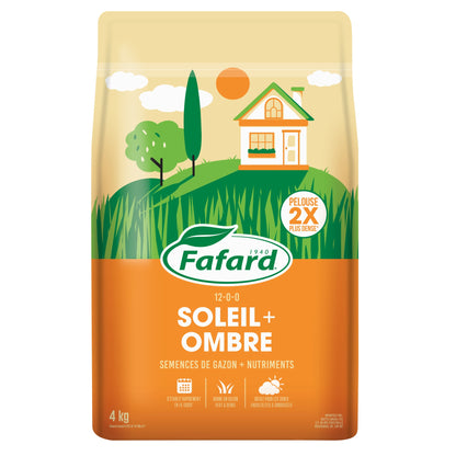 Sun & Shade Grass Seed + Nutrients