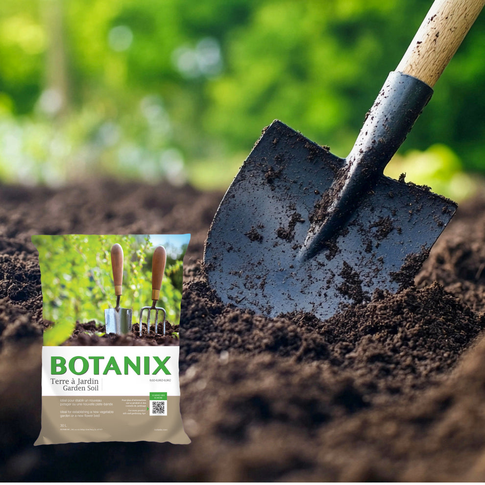 Terre à jardin Botanix | Riche en compost pour potager et fleurs ...