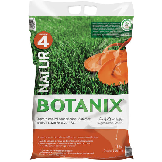 100% Natural Lawn Fertilizer 4-4-9 + 1% Fe (iron) - Step #4