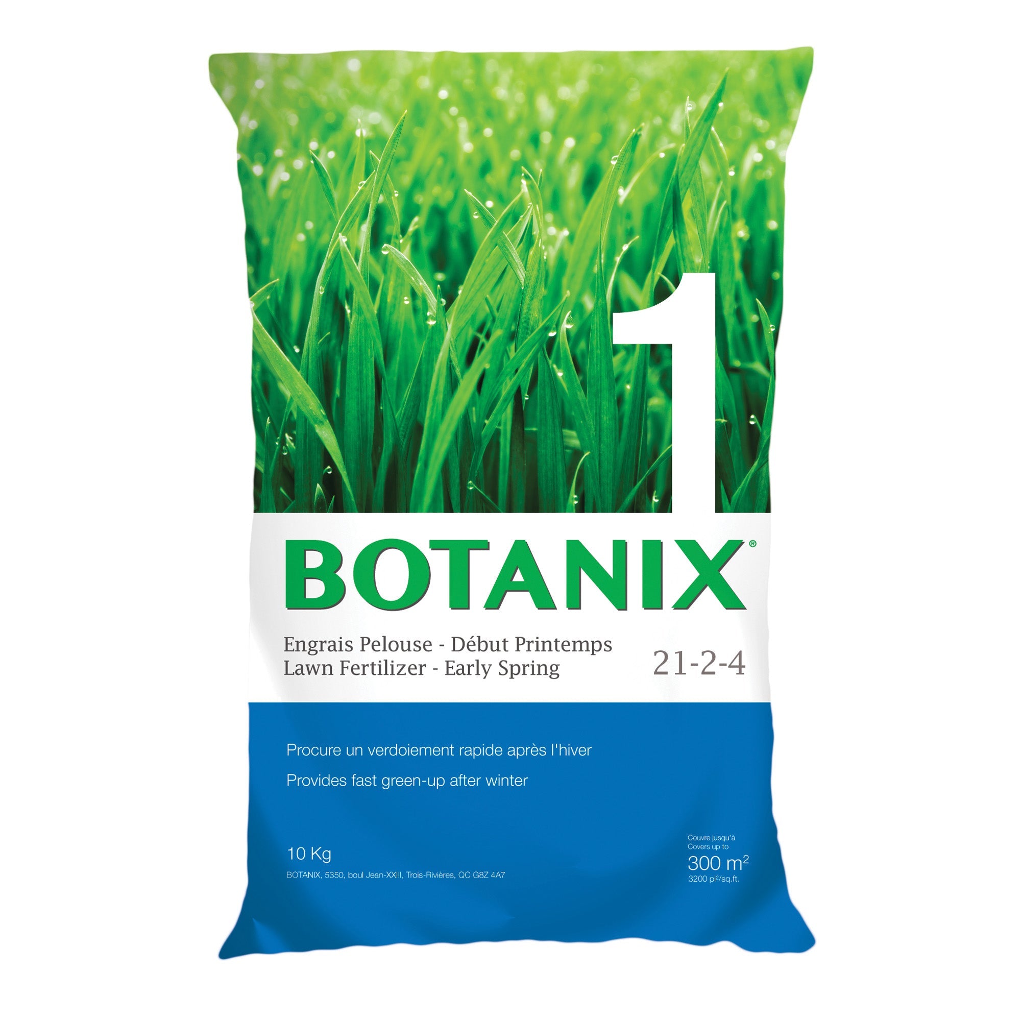 Lawn Fertilizer 4 Steps - Step #1 - Botanix – Jardineries Botanix