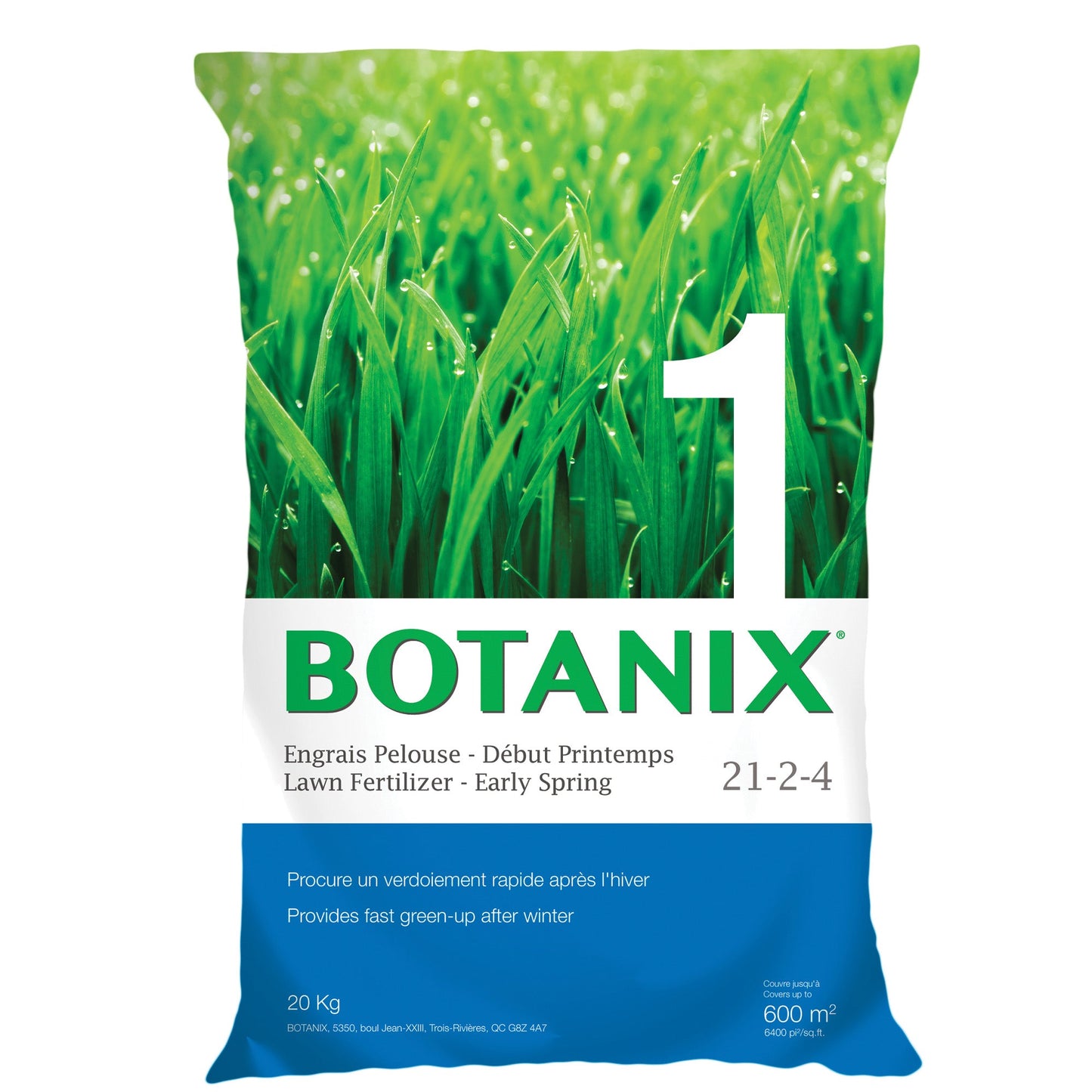 Lawn Fertilizer 4 Steps - Step #1 - Botanix